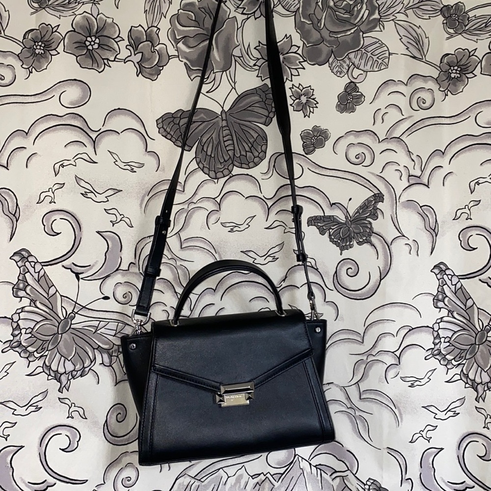 Michael Kors black purse and satchel